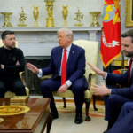 President Trump hosting President Zelensky at the White House