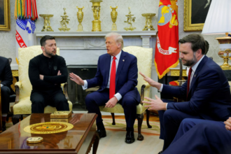 President Trump hosting President Zelensky at the White House